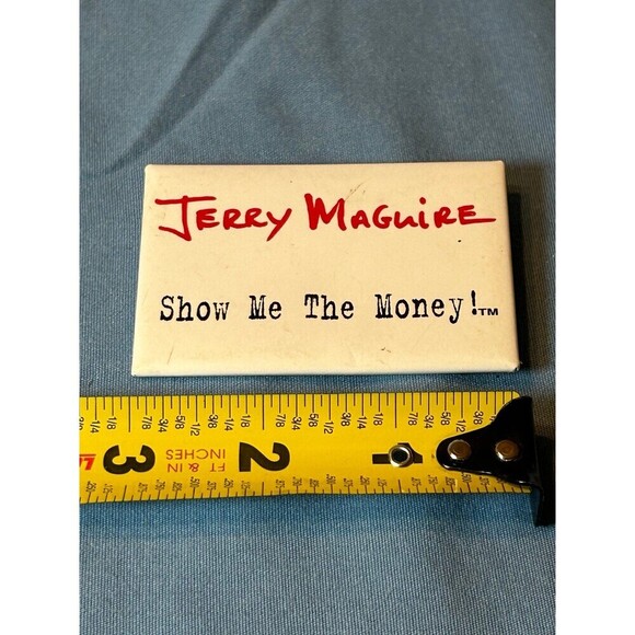 Vintage Jerry Maguire Video Release Promotional Button 1997 - Picture 4 of 4